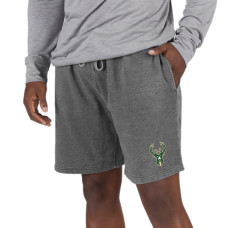 Milwaukee Bucks Concepts Sport Trackside Jam basketball Shorts - Charcoal
