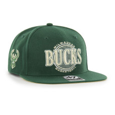 Milwaukee Bucks '47 High Post Captain Snapback Hat - Hunter Green