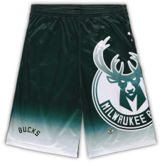Milwaukee Bucks Fanatics Branded Big & Tall Graphic basketball Shorts - Hunter Green