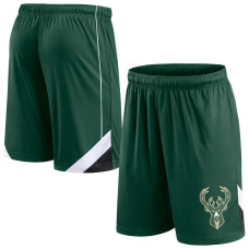 Milwaukee Bucks Fanatics Branded Slice basketball Shorts - Hunter Green