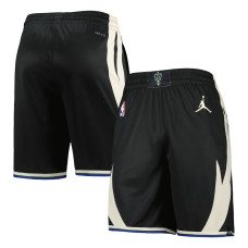 Milwaukee Bucks Jordan Brand 2022/2023 Statement Edition Swingman Performance basketball Shorts - Black