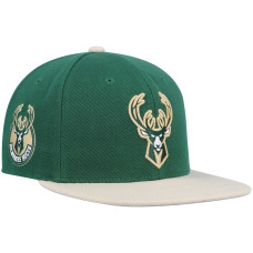 Milwaukee Bucks Mitchell & Ness Core Side Snapback Hat - Green